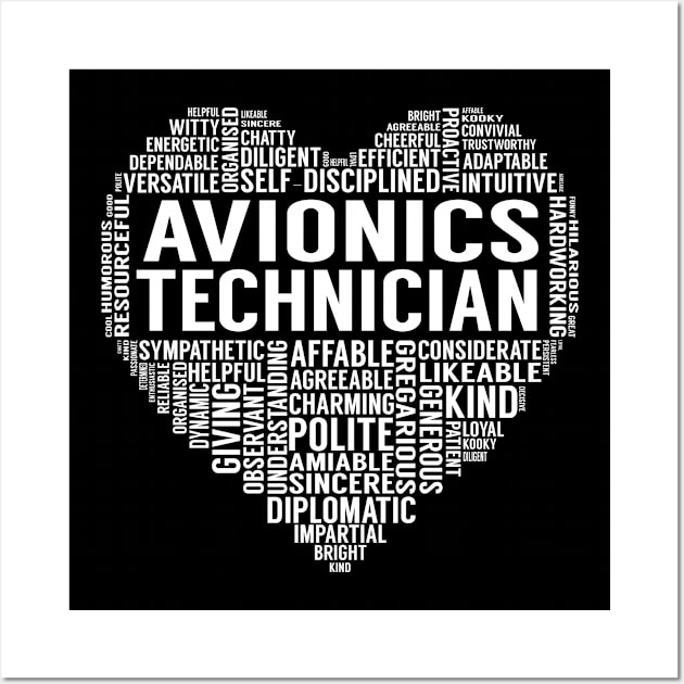 Avionics Technician Heart Wall Art by LotusTee